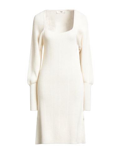 Suoli Woman Mini Dress Ivory Size 6 Virgin Wool