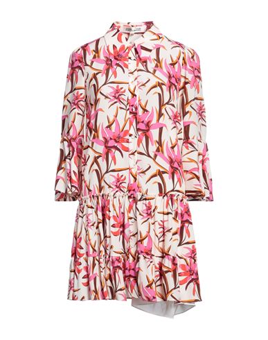 Mini-Kleid Damen Cremeweiß S Damen