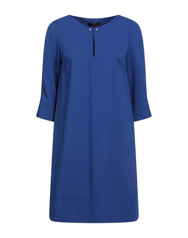 Hanita Woman Mini Dress Light Blue Size Xs Polyester, Elastane
