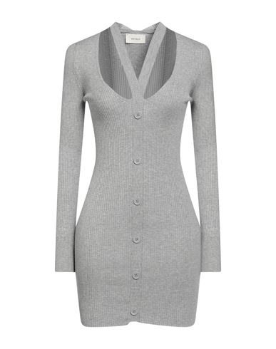 Vicolo Woman Short Dress Grey Size Onesize Viscose, Polyester