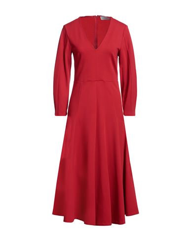 Beatrice B Beatrice .b Woman Midi Dress Red Size 8 Rayon, Polyamide, Elastane