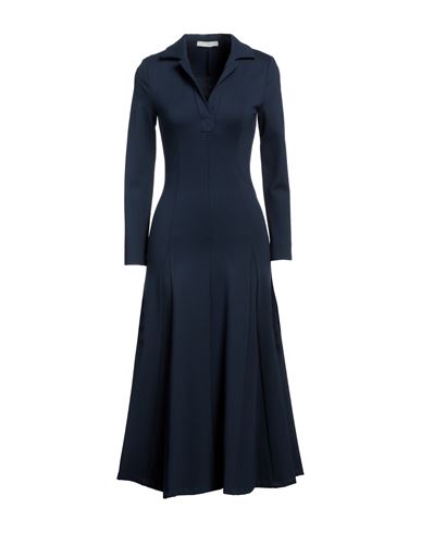 Beatrice B Beatrice .b Woman Midi Dress Navy Blue Size 8 Viscose, Polyamide, Elastane