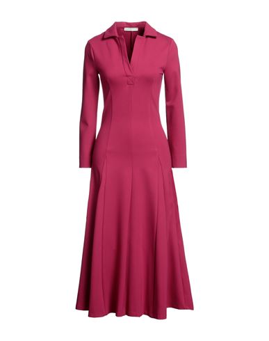 Beatrice B Beatrice .b Woman Midi Dress Fuchsia Size 8 Viscose, Polyamide, Elastane In Pink