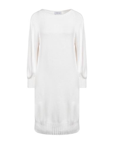 Pianurastudio Woman Mini Dress White Size S Viscose, Polyester