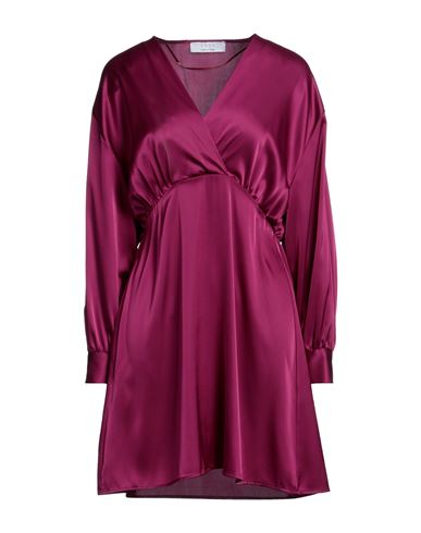 Kaos Woman Short Dress Fuchsia Size M Viscose In Pink