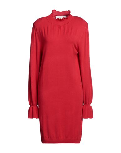 Silvian Heach Woman Midi Dress Red Size M Viscose, Nylon