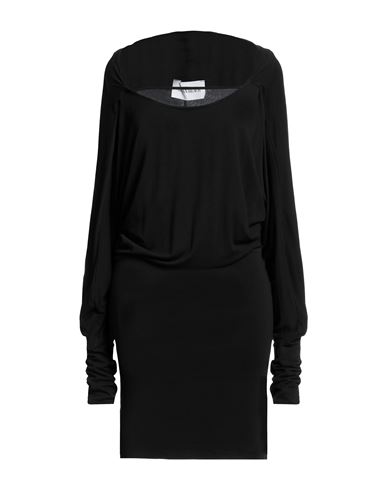 Silvian Heach Woman Mini Dress Black Size 2 Viscose, Elastane