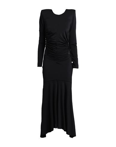 Cinqrue Woman Maxi Dress Black Size S Polyester, Elastane