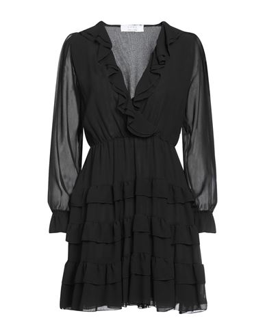 Kaos Woman Short Dress Black Size M Polyester