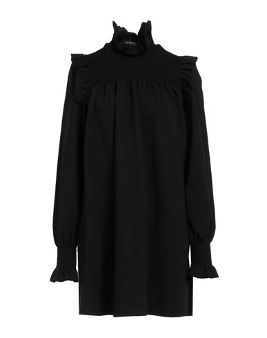 Shop Silvian Heach Woman Mini Dress Black Size 2 Viscose, Polyamide, Elastane