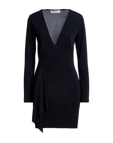 Kaos Woman Mini Dress Midnight Blue Size S Polyester, Elastane