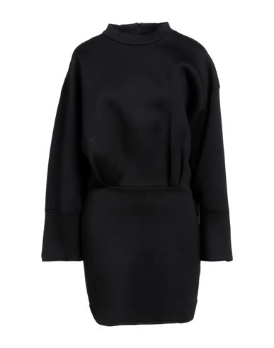 Silvian Heach Woman Mini Dress Black Size 8 Viscose, Elastane