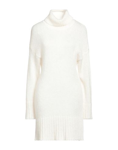 Kaos Woman Turtleneck Ivory Size M Acrylic, Polyamide, Mohair Wool In White
