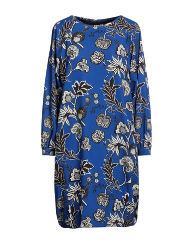 Piero Moretti Woman Mini Dress Bright Blue Size 10 Polyester, Elastane