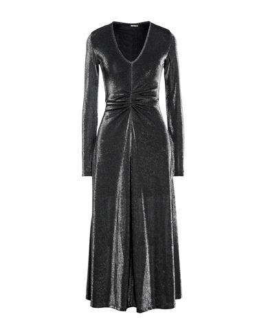 Rotate Birger Christensen Woman Midi Dress Lead Size 2 Polyamide, Polyester In Grey