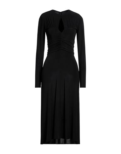 Isabel Marant Woman Midi Dress Black Size 2 Viscose, Elastane