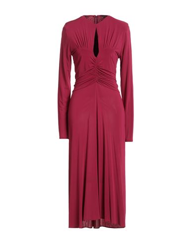 Isabel Marant Woman Midi Dress Garnet Size 8 Viscose, Elastane In Red