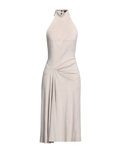 Isabel Marant Woman Midi Dress Beige Size 6 Polyester, Polyamide