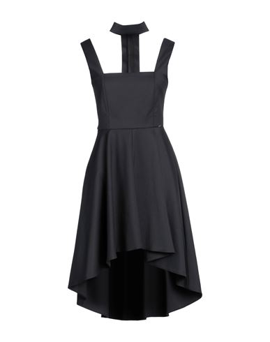 Vestido midi Mujer Negro 38 Mujer