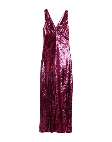 Elisabetta Franchi Woman Long Dress Fuchsia Size 6 Polyamide In Pink