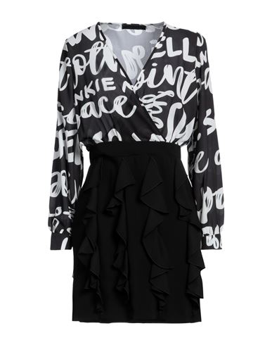 Frankie Morello Woman Short Dress Black Size 10 Polyester