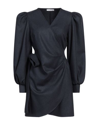 Maria Vittoria Paolillo Mvp Woman Mini Dress Blue Size 8 Viscose, Wool, Polyester