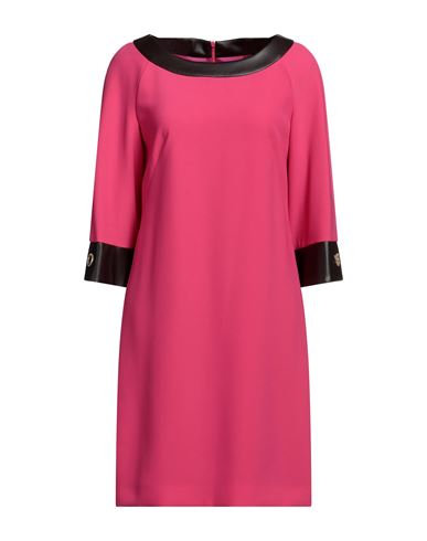 Clips More Woman Mini Dress Fuchsia Size 6 Polyester, Elastane In Pink