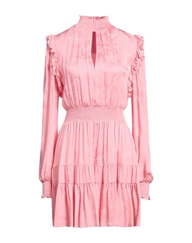 Versace Jeans Couture Woman Mini Dress Pink Size 6 Acetate, Viscose
