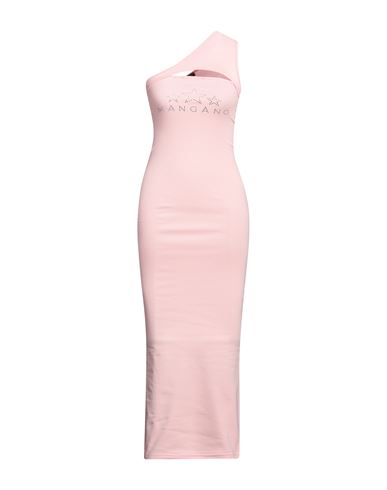 Mangano Woman Long Dress Pink Size 8 Cotton