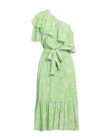 Boutique Moschino Woman Midi Dress Acid Green Size 6 Viscose