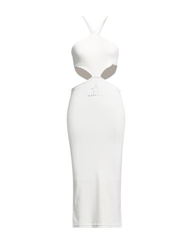 Mangano Woman Midi Dress White Size 8 Cotton