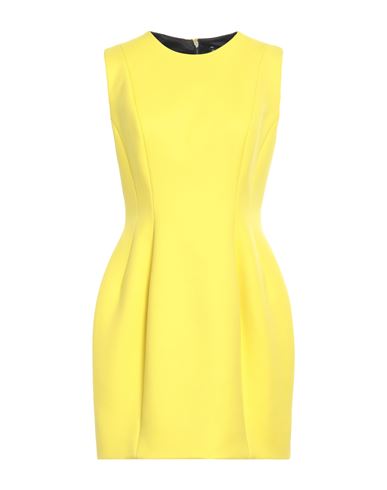 Dolce & Gabbana Woman Mini Dress Yellow Size 6 Virgin Wool