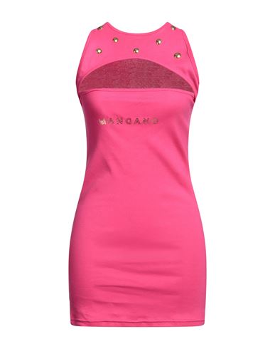 Mangano Woman Short Dress Fuchsia Size 2 Cotton In Pink