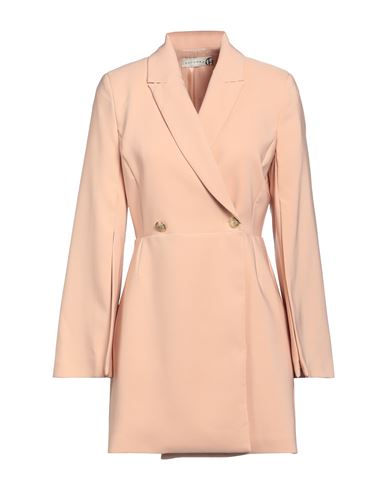 Haveone Woman Mini Dress Light Pink Size S Polyester, Elastane