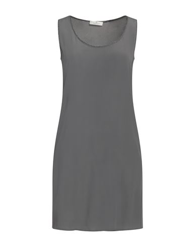 Panicale Woman Mini Dress Grey Size 4 Acetate, Silk, Viscose, Nylon, Metallic Fiber