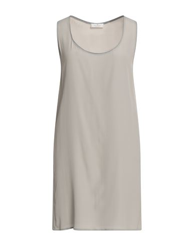 Panicale Woman Mini Dress Light Grey Size 6 Acetate, Silk, Viscose, Nylon, Metallic Fiber