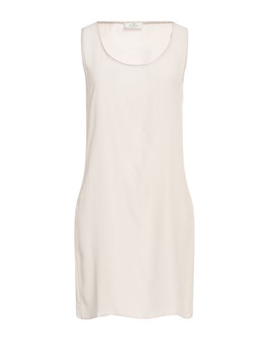 Panicale Woman Mini Dress Cream Size 8 Acetate, Silk, Viscose, Nylon, Metallic Fiber In White