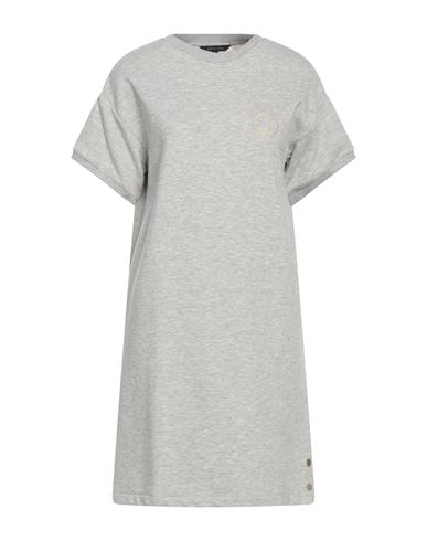 Armani Exchange Woman Mini Dress Light Grey Size Xs Cotton, Polyester, Elastane