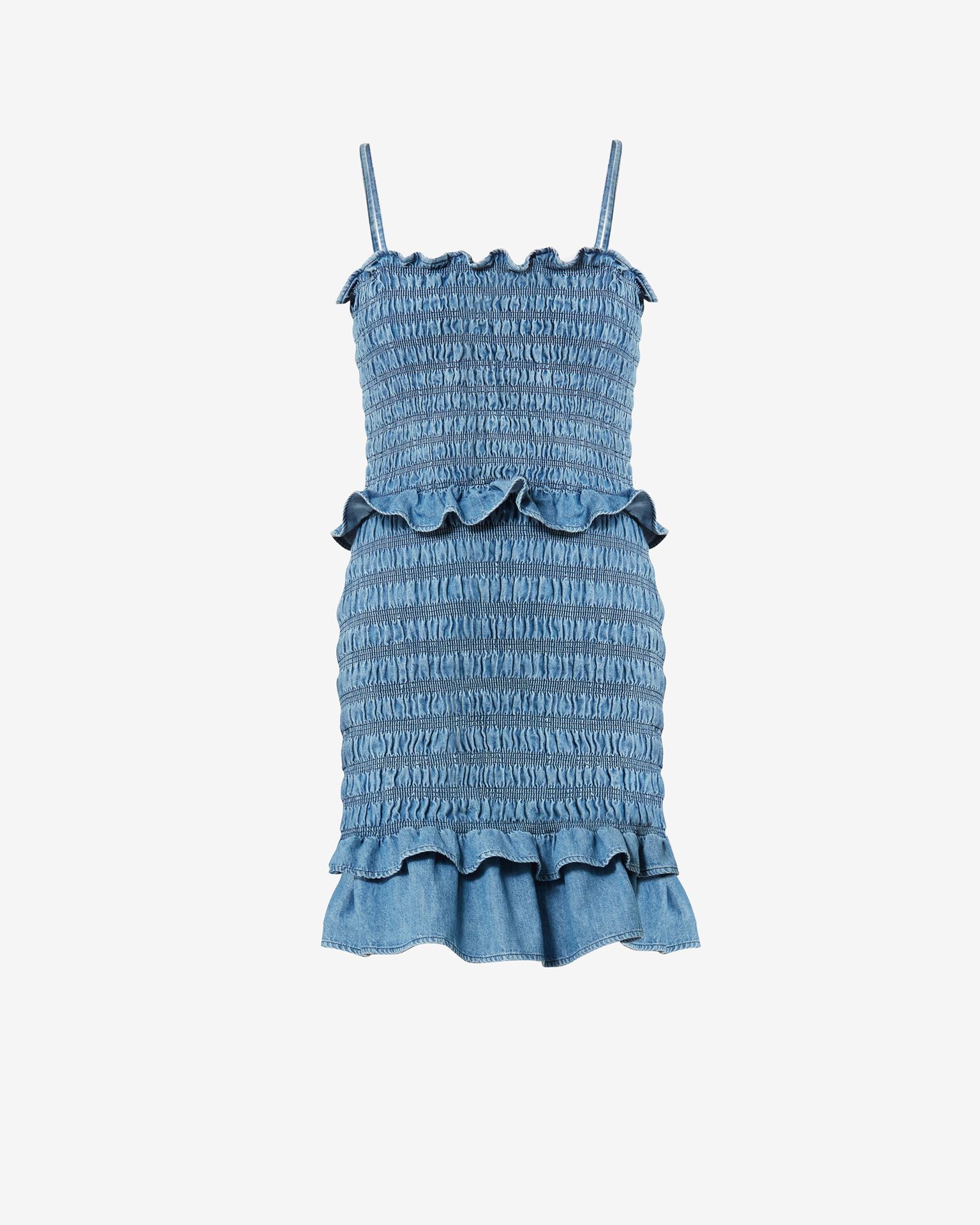 Shop Isabel Marant Étoile Djina Denim Dress In Blue