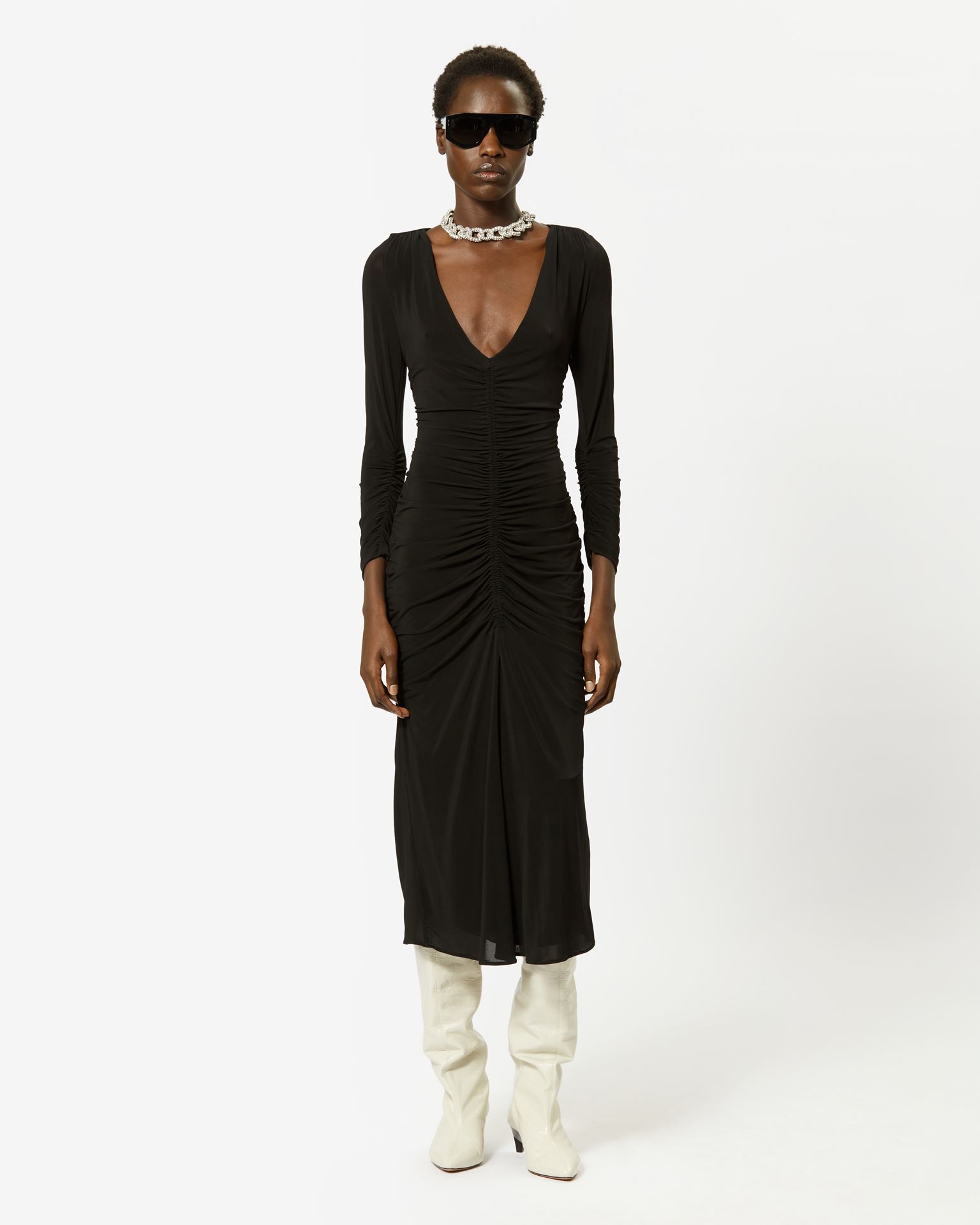 Isabel Marant, Laly Dress - Women - Black
