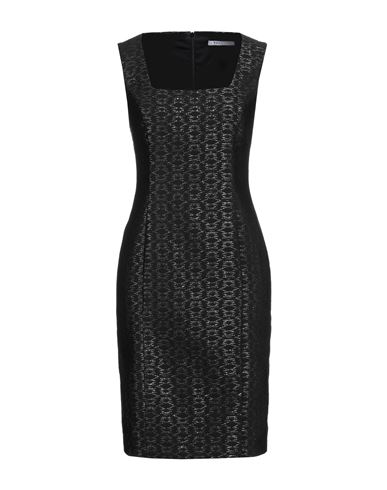 Caractere Caractère Woman Midi Dress Black Size 6 Polyester, Cotton