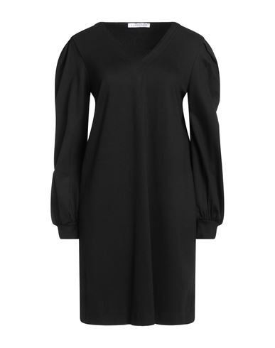 Caractere Caractère Woman Mini Dress Black Size 8 Viscose, Polyamide, Elastane