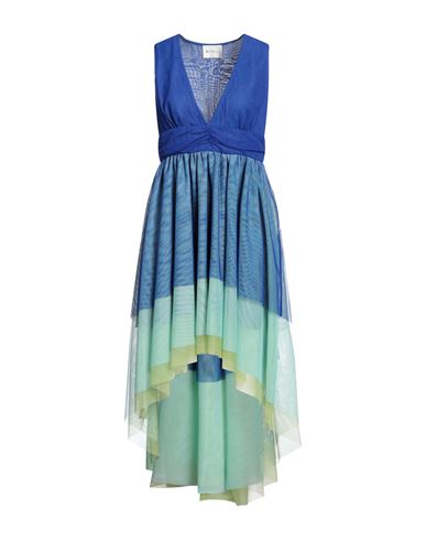 Be Blumarine Woman Short Dress Blue Size 10 Polyester