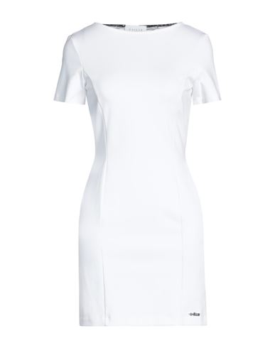 Gaelle Paris Gaëlle Paris Woman Mini Dress White Size 6 Viscose, Polyamide, Elastane