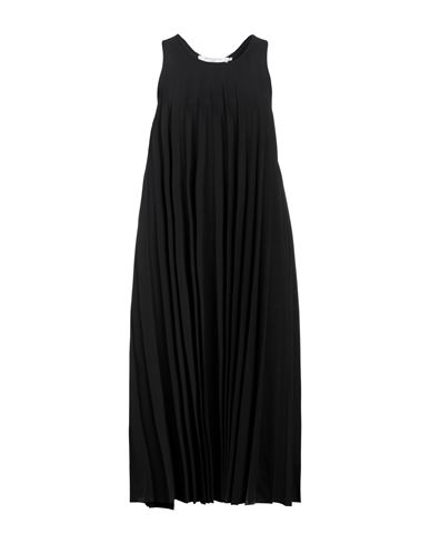 Maison Kitsuné Woman Midi Dress Black Size 6 Polyester, Viscose, Elastane