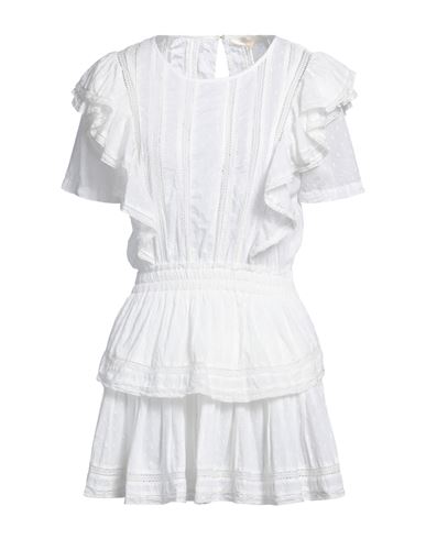 Shop Loveshackfancy Woman Mini Dress White Size Xs Cotton