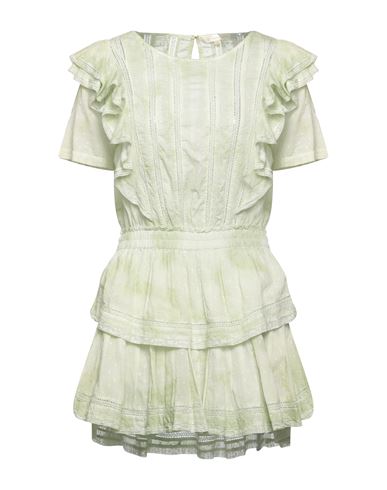Loveshackfancy Woman Mini Dress Light Green Size M Cotton
