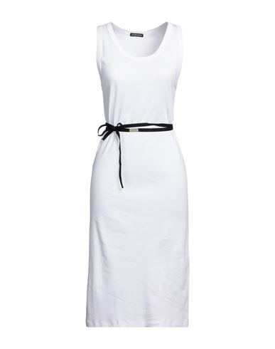 Ann Demeulemeester Woman Midi Dress White Size M Cotton