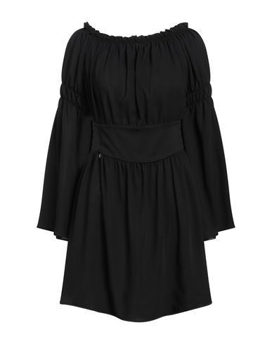 Kontatto Woman Short Dress Black Size M Polyester