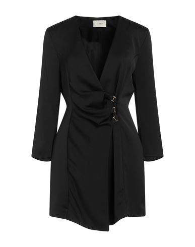 Vicolo Woman Mini Dress Black Size S Acetate, Viscose